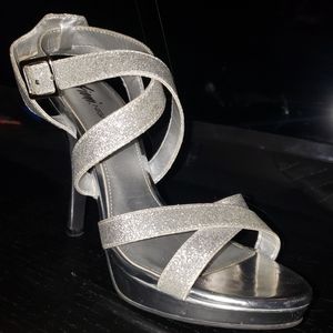 Sparkle Silver Shoes